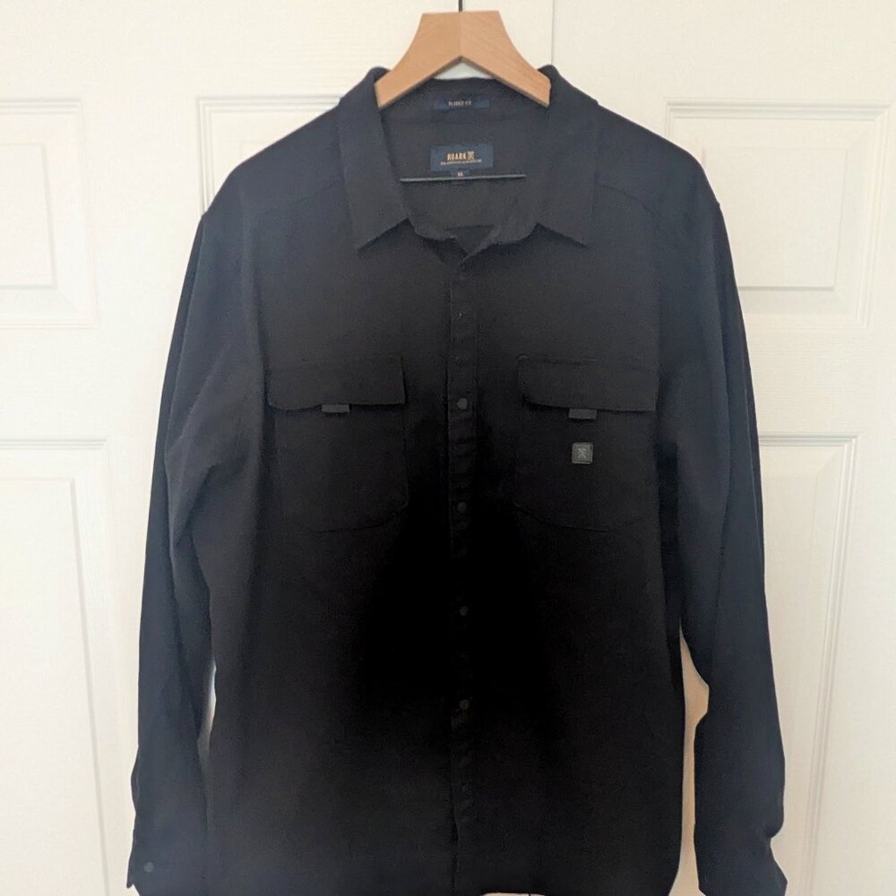 Men's Roark Black Camp Shirt